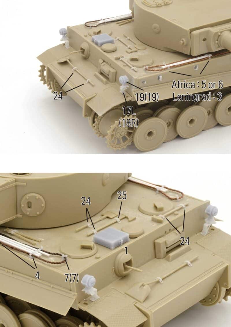 BSK Model Tiger Initial Prod Detail Set (1/35) BSKD35014