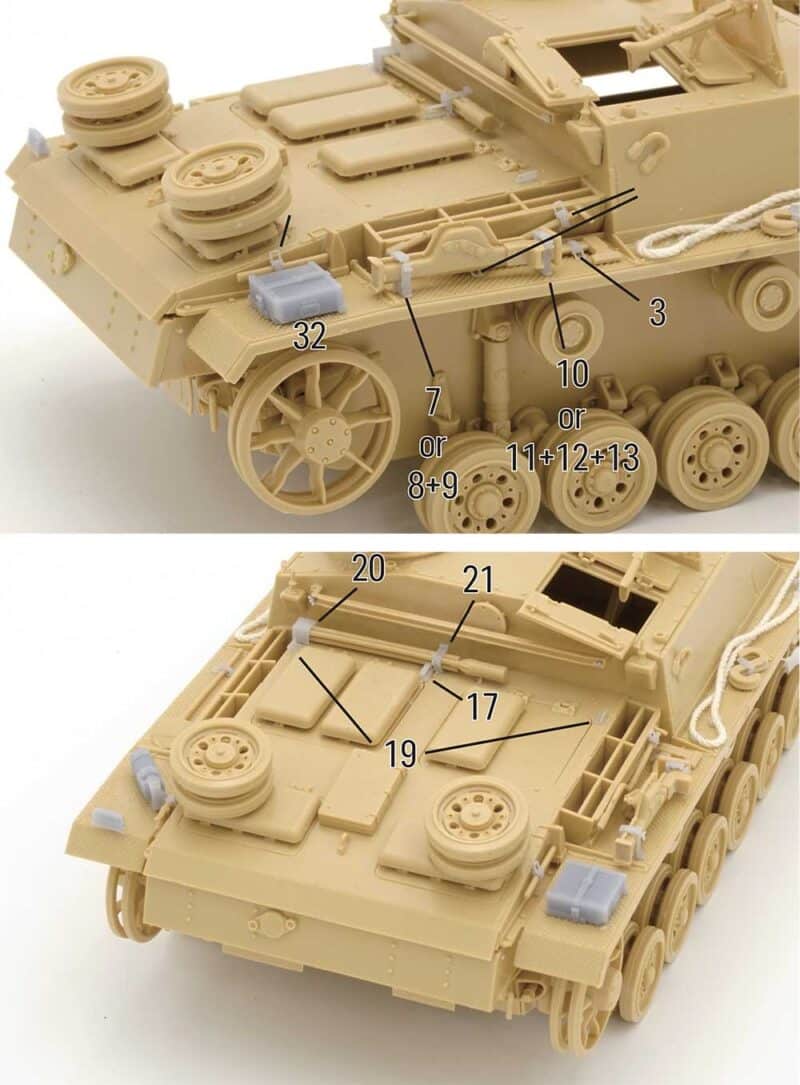 BSK Model StuG III Ausf.G Detail Set (1/35) BSKD35013