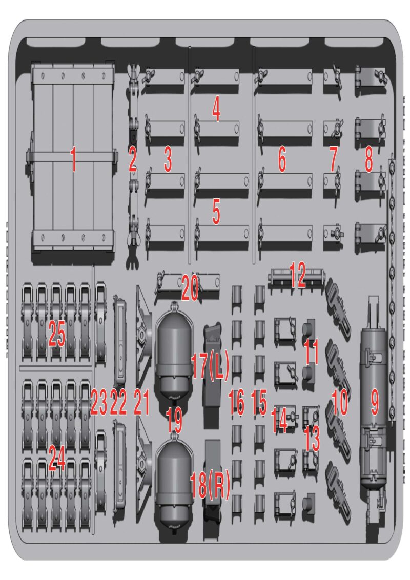 BSK Model Tiger Initial Prod Detail Set (1/35) BSKD35014