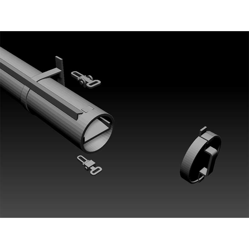 1/35 Panther Clean Rod Bin Detail Set BSK Model BSKD35011 1/35 Panther Clean Rod Bin Detail Set BSK Model BSKD35011