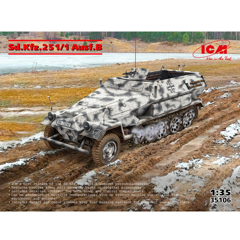1/35 Sd.Kfz.251/1 Ausf.B ICM 35106