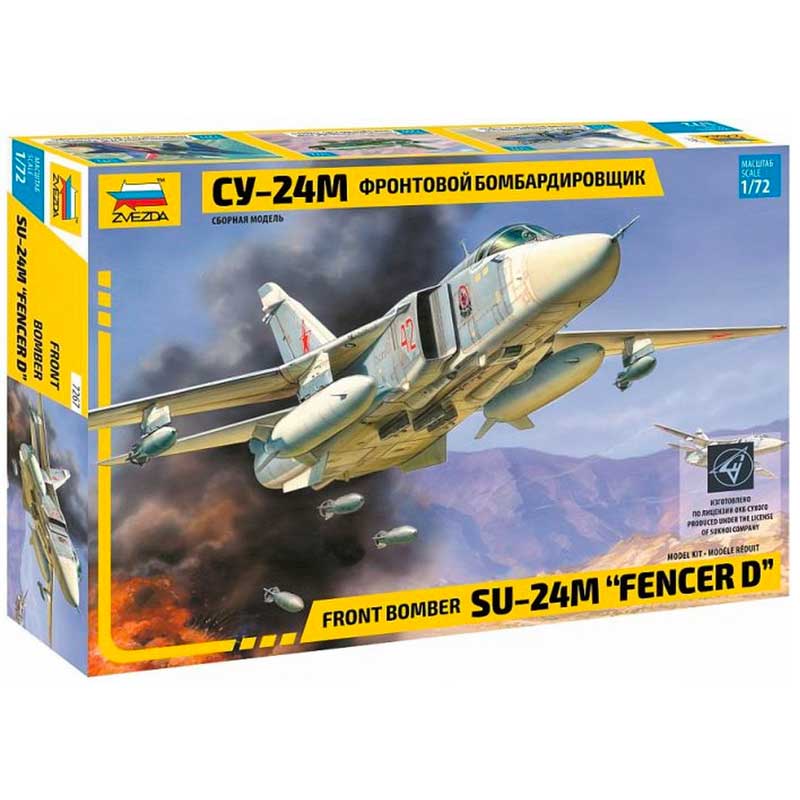 1/72 Front Bomber Su-24M Zvezda 7267 *Damaged Box*