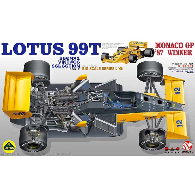 1/12 Lotus 99T 1987 World Champions Monaco GP Beemax B12001 *Damaged Box*