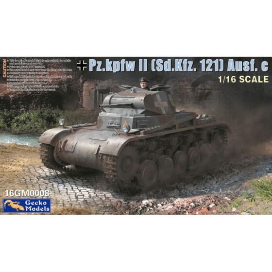 Gecko Models Pz.kpfw II Ausf. A-B-C (1/16) 16GM0008 Gecko Models Pz.kpfw II Ausf. A-B-C (1/16) 16GM0008