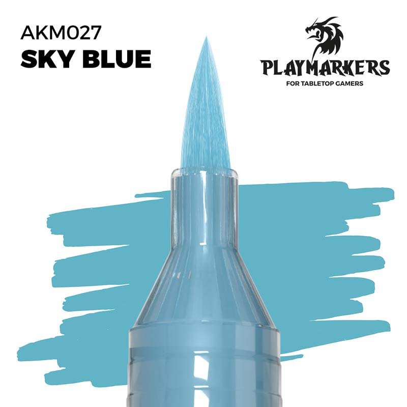 AK Interactive Sky Blue Playmarkers AK-M027 AK Interactive Sky Blue Playmarkers AK-M027