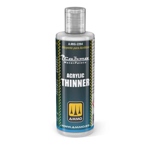 60ml Cobra Motor Acrylic Thinner Ammo A.MIG-2264 60ml Cobra Motor Acrylic Thinner Ammo A.MIG-2264