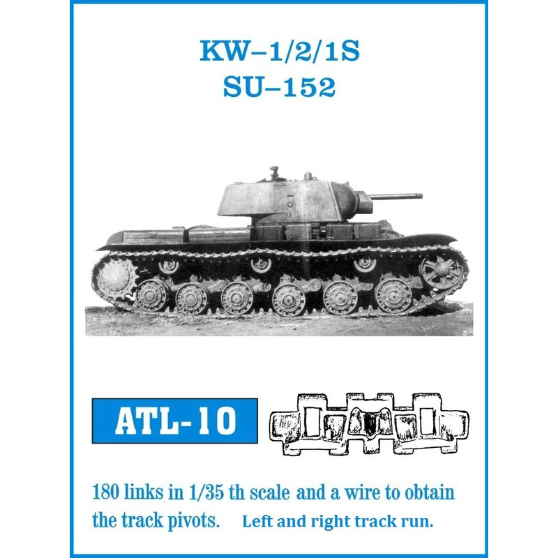 Friulmodel KV-1/2 1S SU-152 Metal Tracks (1/35) ATL-010