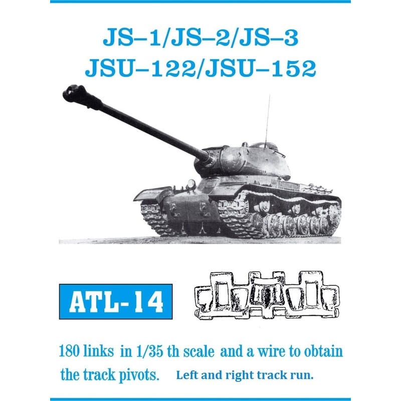 Friulmodel JS-1/2/3 JSU-122/152 Metal Tracks (1/35) ATL-014