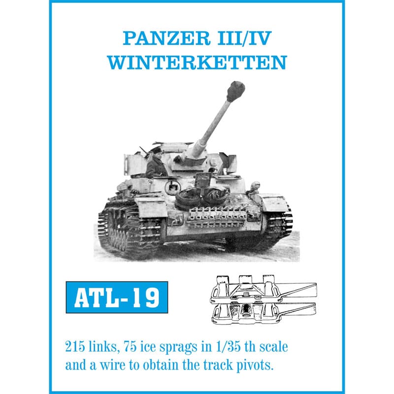 Friulmodel Pz III/IV Winterketten Metal Tracks (1/35) ATL-019 Friulmodel Pz III/IV Winterketten Metal Tracks (1/35) ATL-019