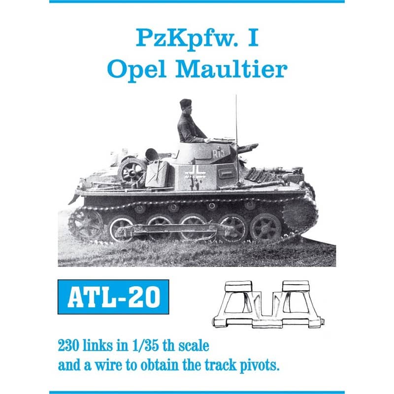 Friulmodel PzKpfw I Opel Maultier Metal Tracks (1/35) ATL-020