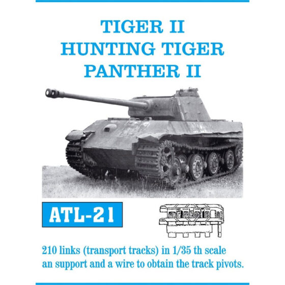 Friulmodel Tiger II Jagdtiger Panther II Metal Tracks (1/35) ATL-021 Friulmodel Tiger II Jagdtiger Panther II Metal Tracks (1/35) ATL-021