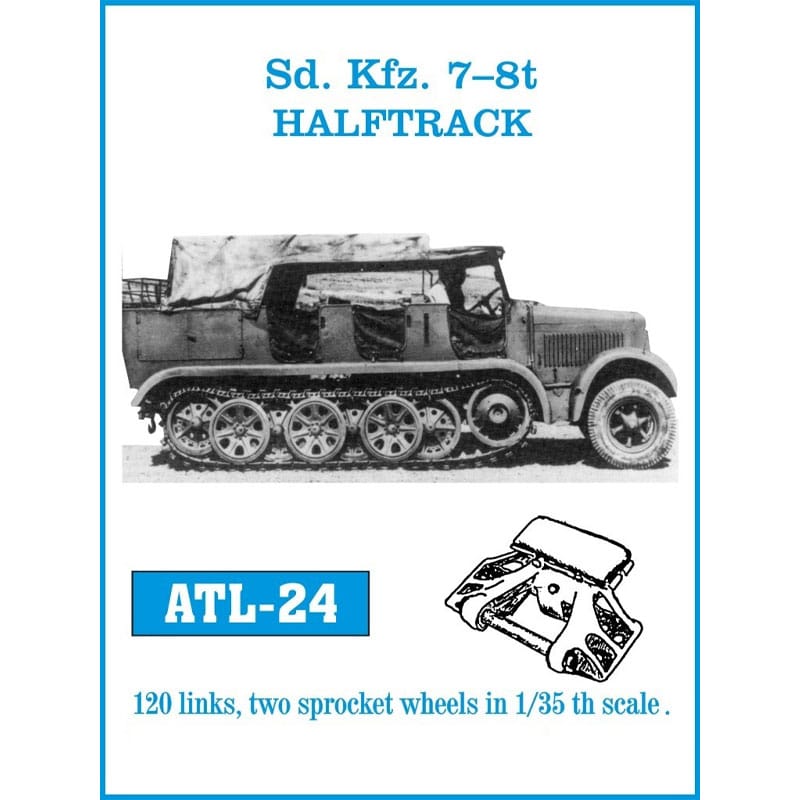 Friulmodel Sd.Kfz.7 8t Halftrack Metal Tracks (1/35) ATL-024