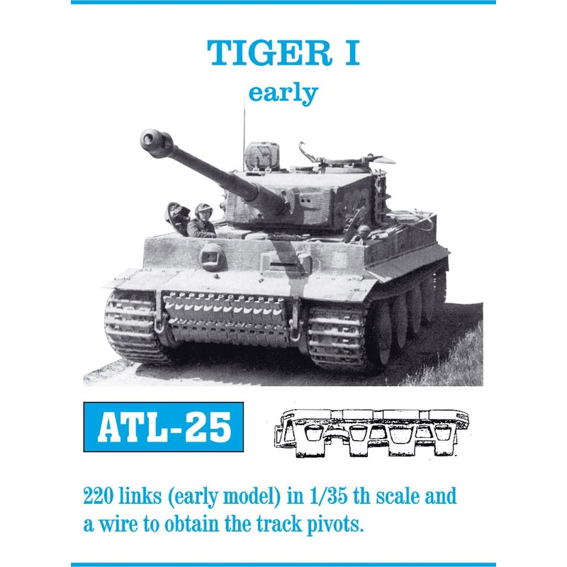 Friulmodel Tiger I Early Metal Tracks (1/35) ATL-025