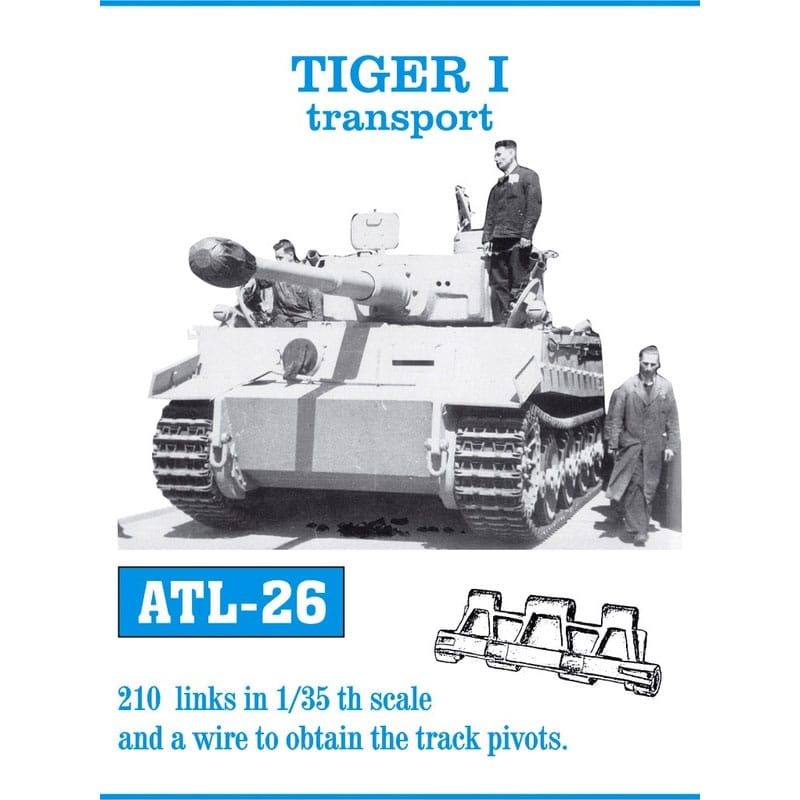 Friulmodel Tiger I Transport Metal Tracks (1/35) ATL-026