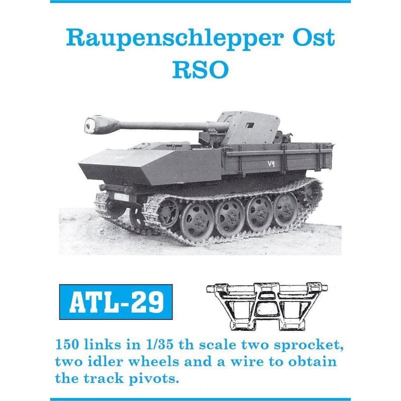 Friulmodel Raupenschlepper Ost RSO Metal Tracks (1/35) ATL-029