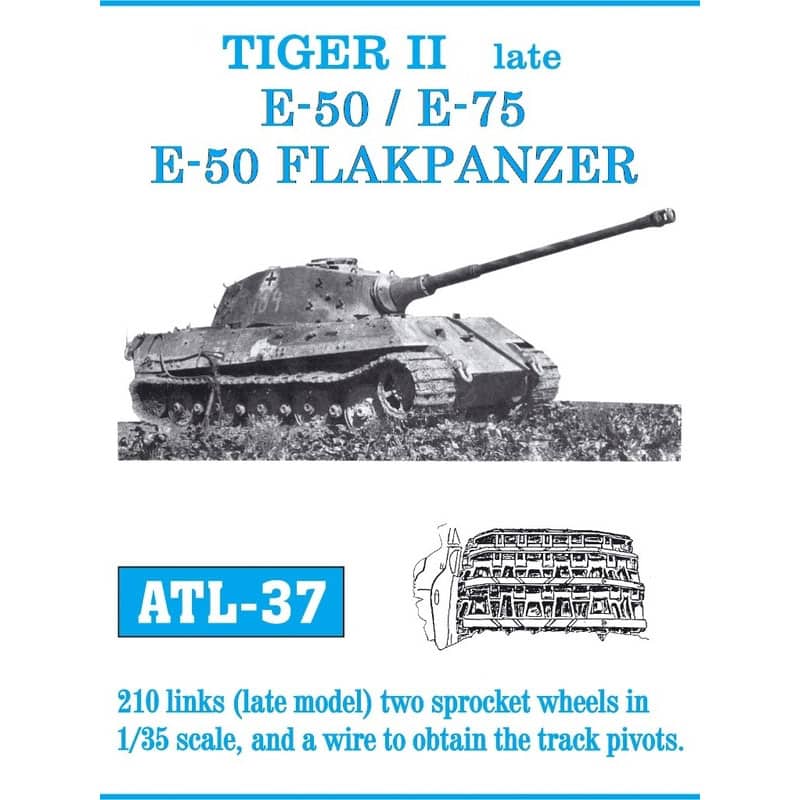 Friulmodel Tiger II Late Metal Tracks (1/35) ATL-037 Friulmodel Tiger II Late Metal Tracks (1/35) ATL-037