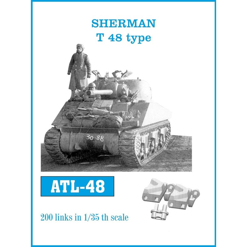 Friulmodel Sherman T48 Metal Tracks (1/35) ATL-048