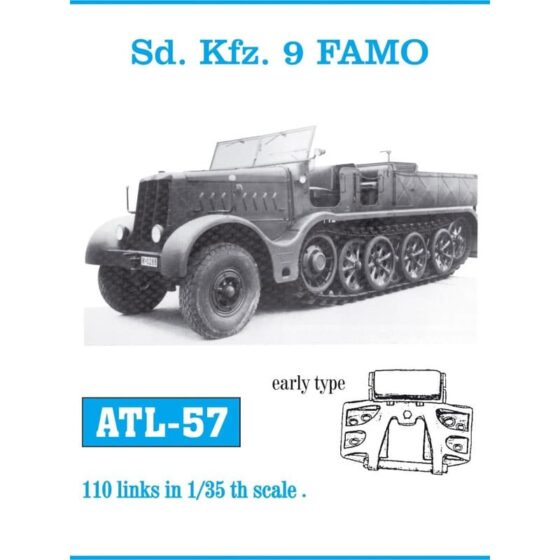 Friulmodel Sd. Kfz. 9 FAMO Metal Tracks (1/35) ATL-057 Friulmodel Sd. Kfz. 9 FAMO Metal Tracks (1/35) ATL-057