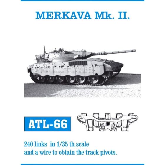 Friulmodel Merkava Mk. II Metal Tracks (1/35) ATL-066 Friulmodel Merkava Mk. II Metal Tracks (1/35) ATL-066