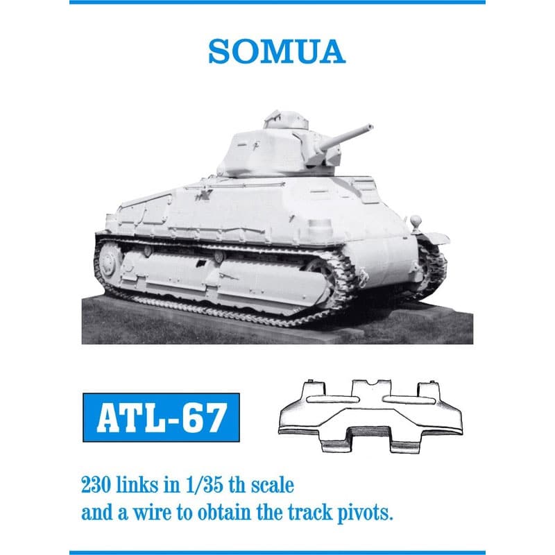 Friulmodel Somua Metal Tracks (1/35) ATL-067