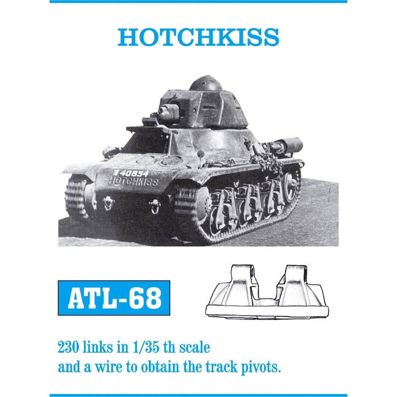 Friulmodel Hotchkiss Metal Tracks (1/35) ATL-068