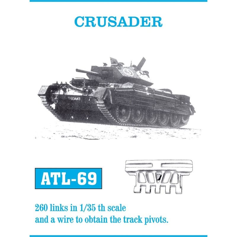 Friulmodel Crusader Metal Tracks (1/35) ATL-069 Friulmodel Crusader Metal Tracks (1/35) ATL-069