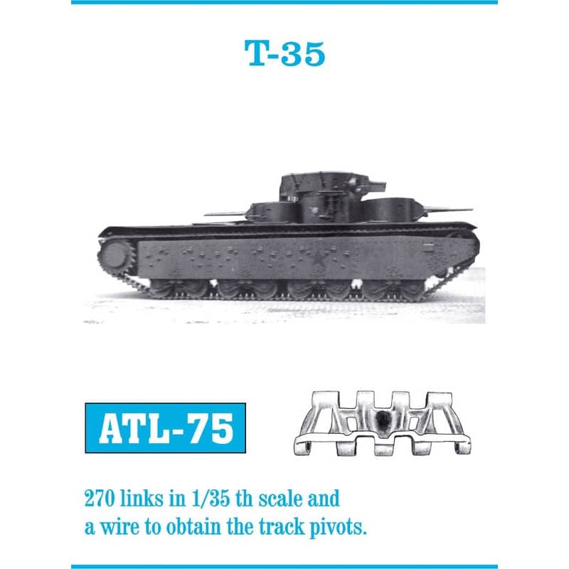 Friulmodel T-35 Metal Tracks (1/35) ATL-075