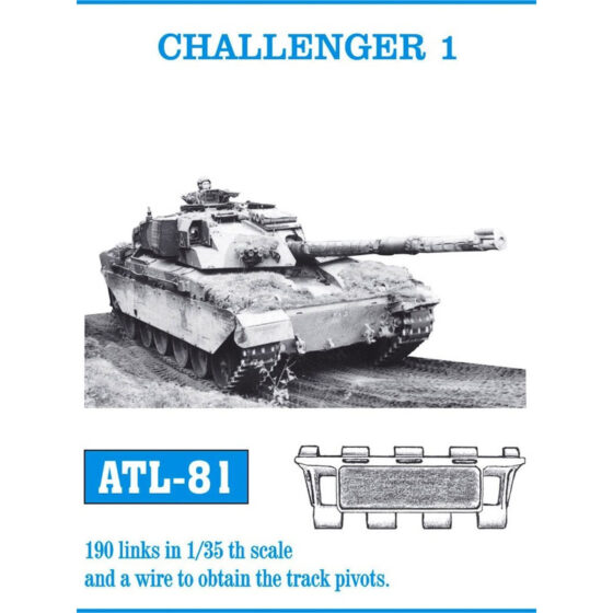 Friulmodel Challenger 1 Metal Tracks (1/35) ATL-081 Friulmodel Challenger 1 Metal Tracks (1/35) ATL-081