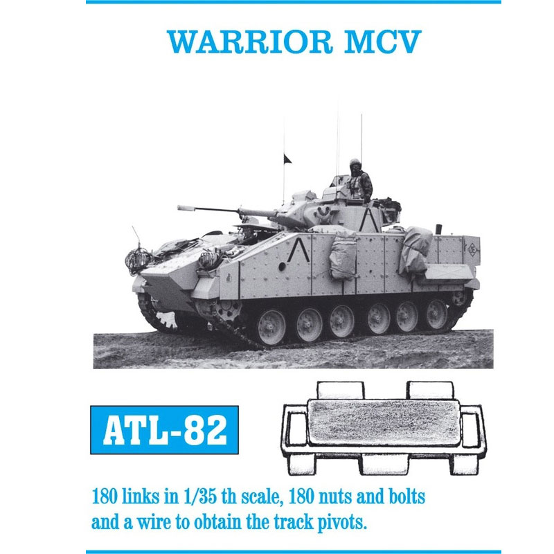 Friulmodel Warrior MCV Metal Tracks (1/35) ATL-082