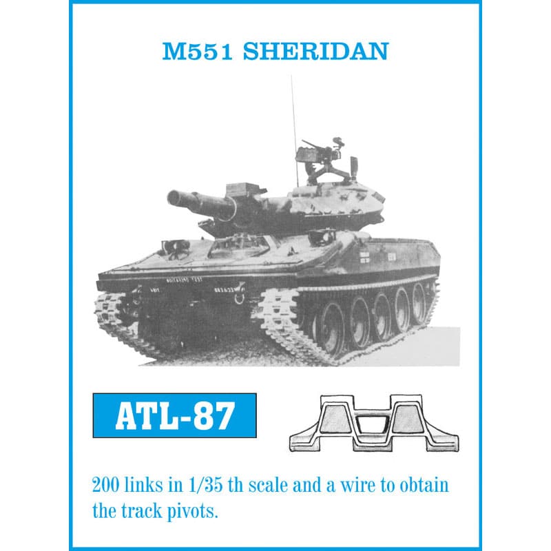 Friulmodel M551 Sheridan Metal Tracks (1/35) ATL-087