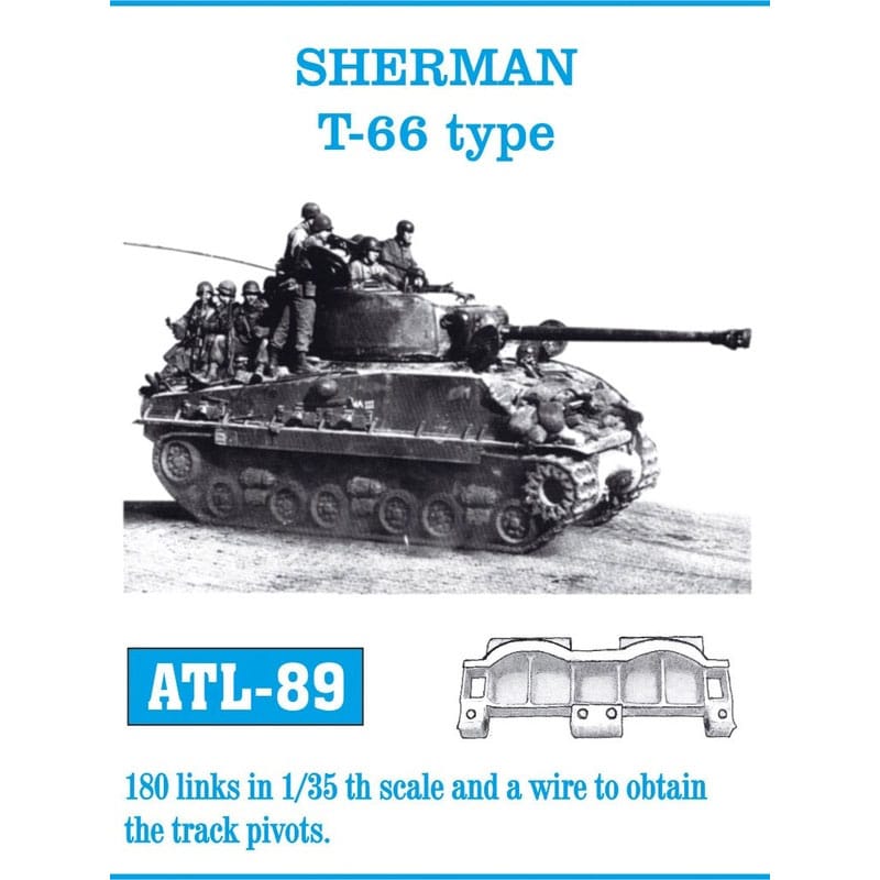 Friulmodel Sherman T-66 Type Metal Tracks (1/35) ATL-089