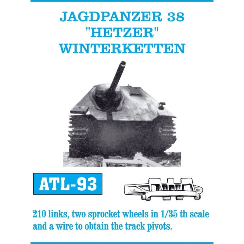 Friulmodel Jagdpanzer 38 Hetzer Winterketten Tracks (1/35) ATL-093