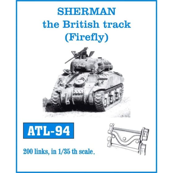 Friulmodel Sherman British Track (Firefly) Metal Tracks (1/35) ATL-094 Friulmodel Sherman British Track (Firefly) Metal Tracks (1/35) ATL-094