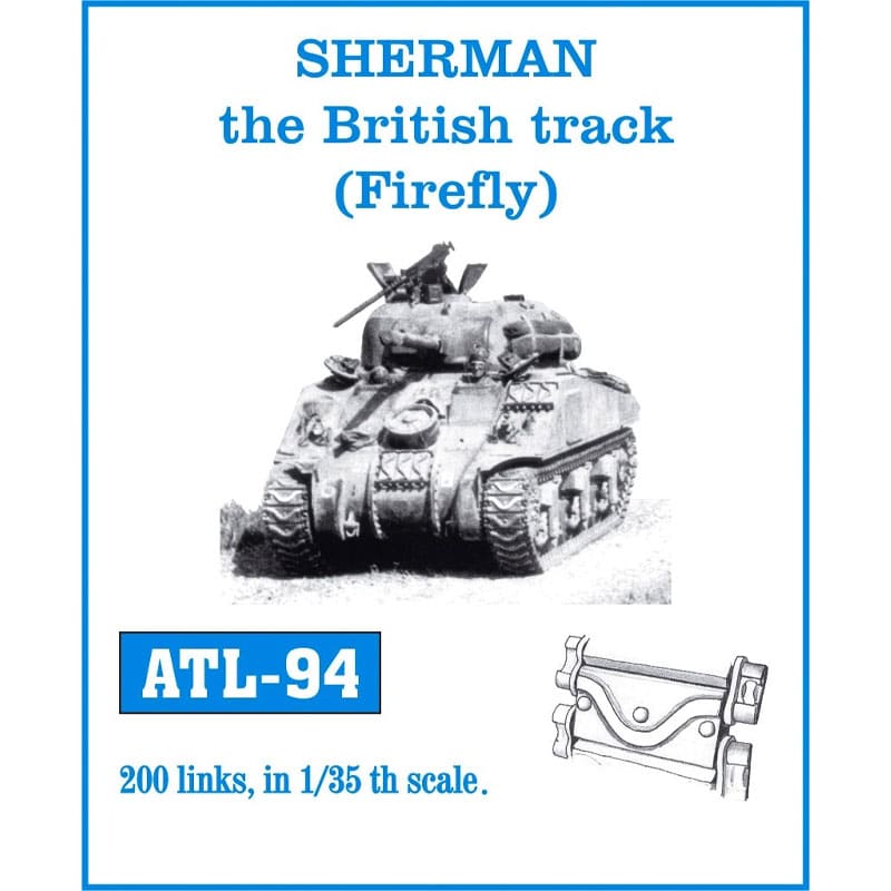 Friulmodel Sherman British Track (Firefly) Metal Tracks (1/35) ATL-094
