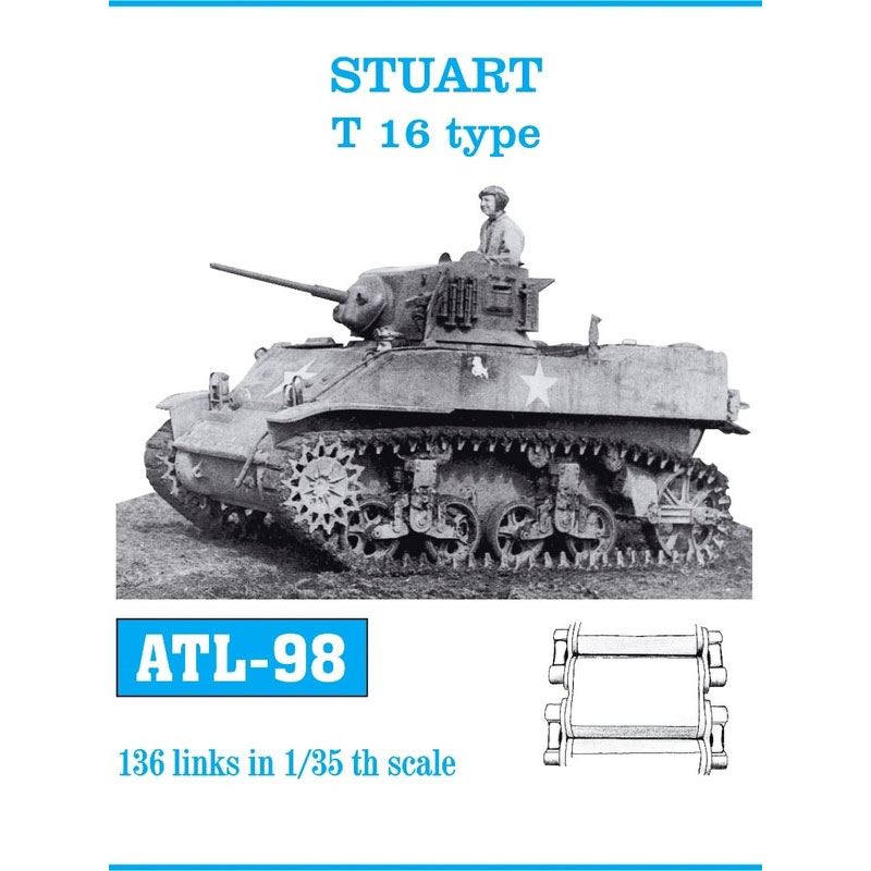 Friulmodel Stuart T16 Type Metal Tracks (1/35) ATL-098
