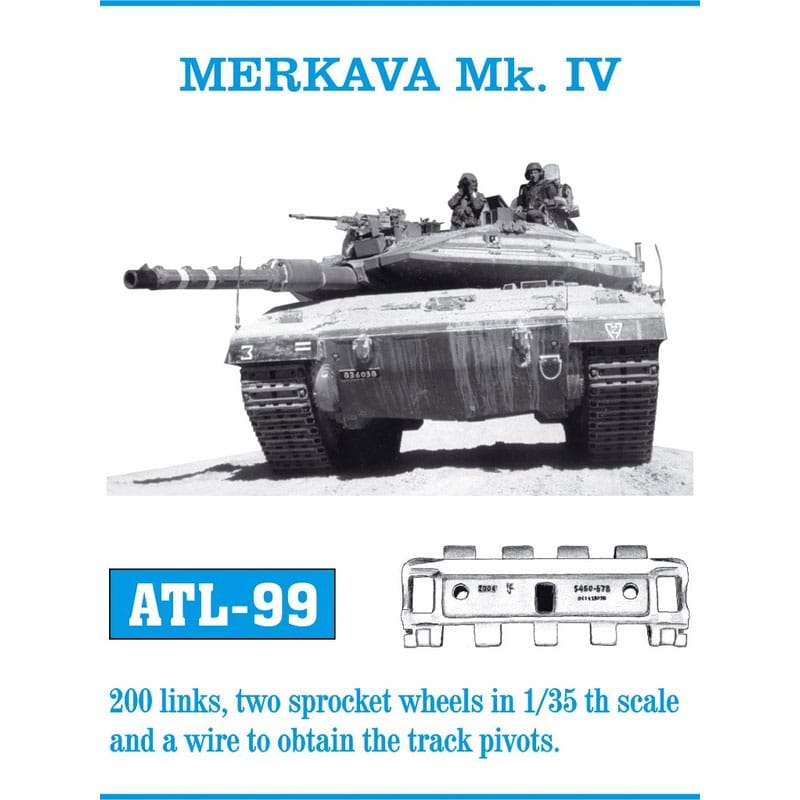 Friulmodel Merkava Mk. IV Metal Tracks (1/35) ATL-099