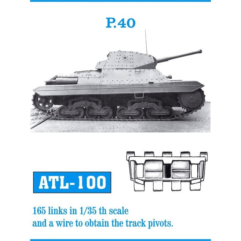 Friulmodel P40 Metal Tracks (1/35) ATL-100