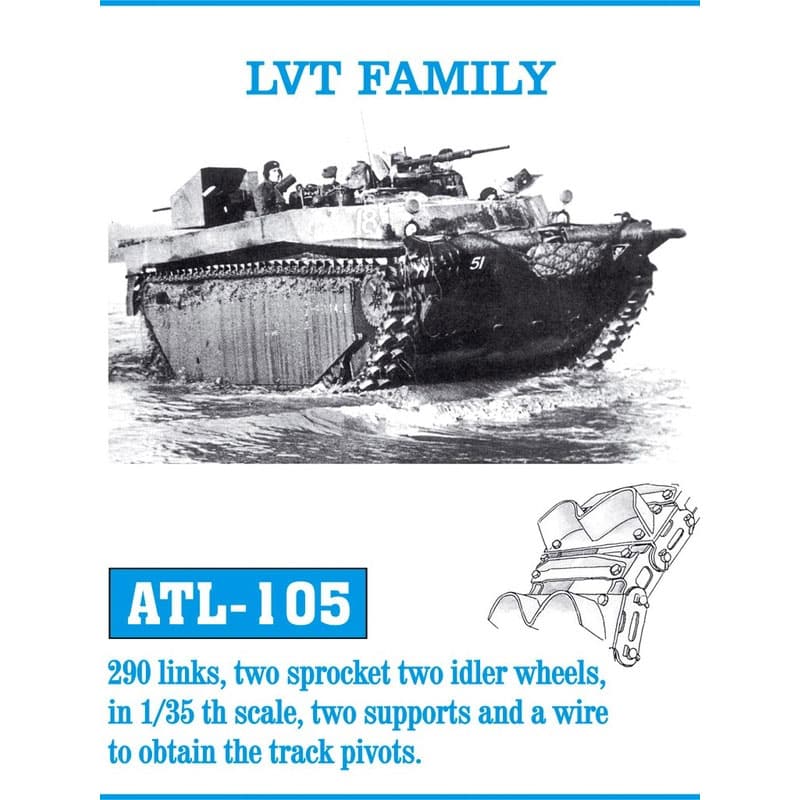 Friulmodel LVT Family Metal Tracks (1/35) ATL-105