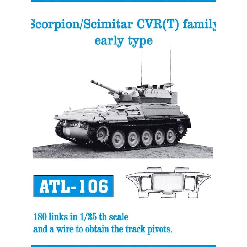 Friulmodel Scorpion / Scimitar CVR-T Early Metal Tracks (1/35) ATL-106