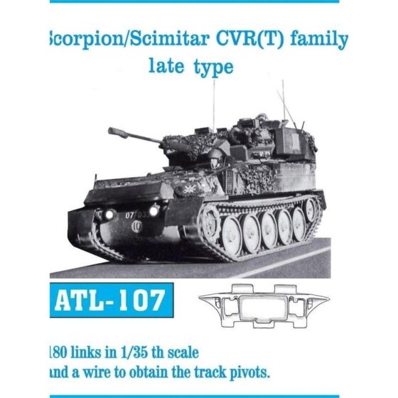 Friulmodel Scorpion / Scimitar CVR-T Late Metal Tracks (1/35) ATL-106 Friulmodel Scorpion / Scimitar CVR-T Late Metal Tracks (1/35) ATL-106