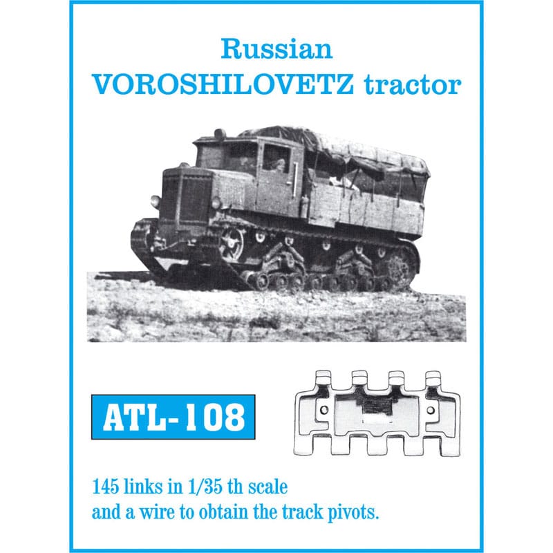 Friulmodel Voroshilovetz Tractor Metal Tracks (1/35) ATL-108
