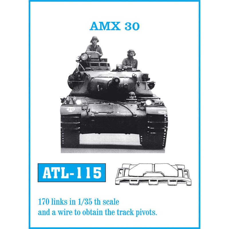 Friulmodel AMX-30 Metal Tracks (1/35) ATL-115