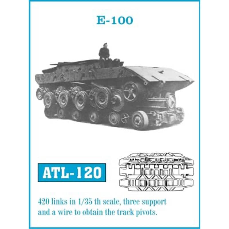 Friulmodel E-100 Metal Tracks (1/35) ATL-120
