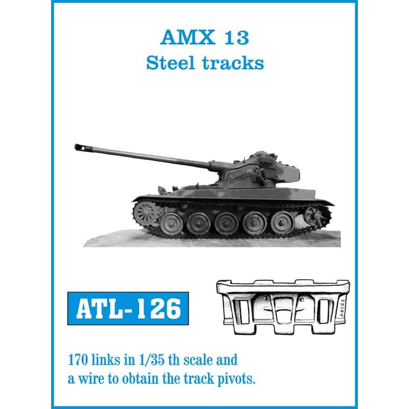 Friulmodel AMX 13 Steel Tracks (1/35) ATL-126