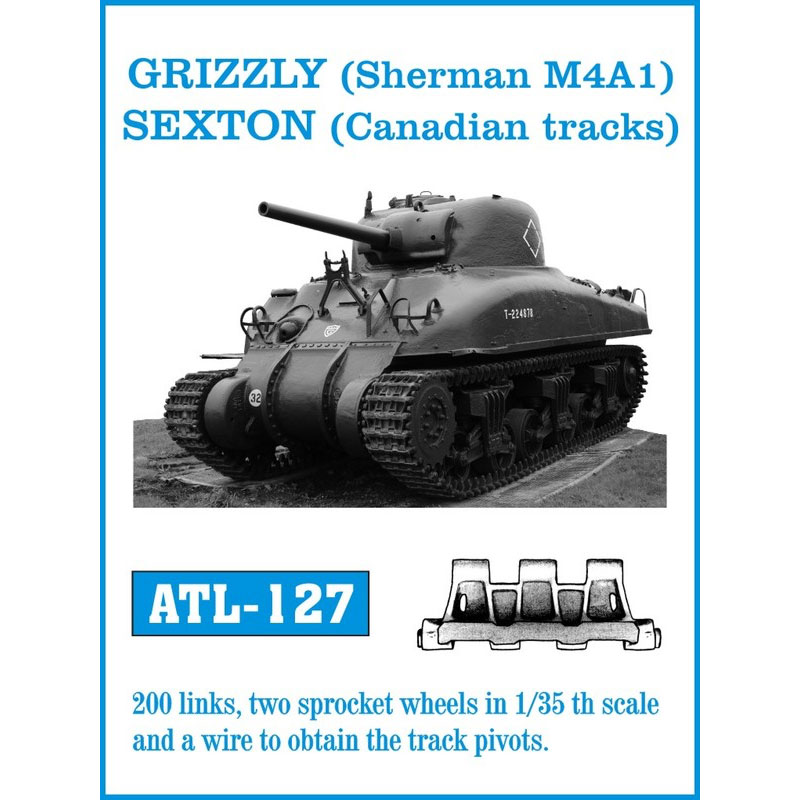 Friulmodel Grizzly M4A1 Sexton Canadian Tracks (1/35) ATL-127