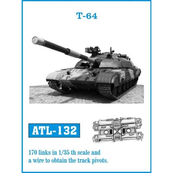 Friulmodel T-64 Tracks (1/35) ATL-132 Friulmodel T-64 Tracks (1/35) ATL-132