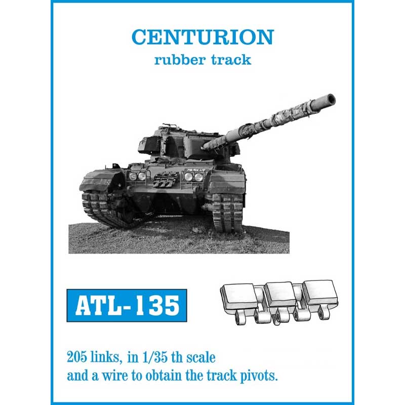 Friulmodel Centurion Rubber Track Tracks (1/35) ATL-135