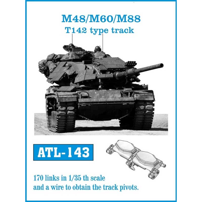Friulmodel M48 M60 M88 T142 Type Track (1/35) ATL-143