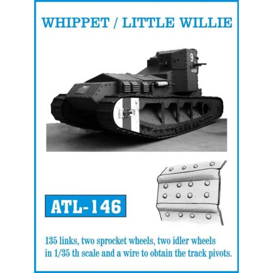 Friulmodel Whippet Little Willie Tracks (1/35) ATL-146 Friulmodel Whippet Little Willie Tracks (1/35) ATL-146
