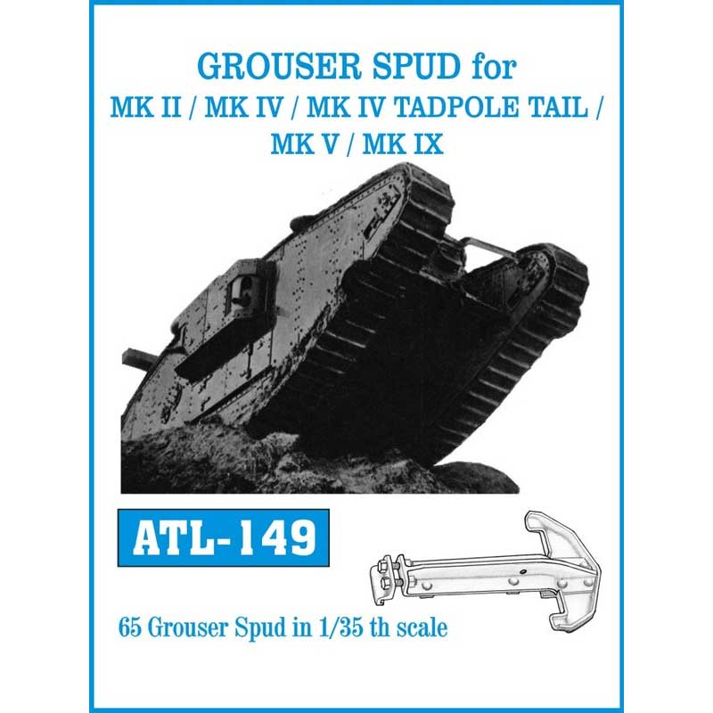 Friulmodel Grouser Spud MK II MK IV Tadpole MK V MK IX (1/35) ATL-149